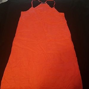 Coral summer dress